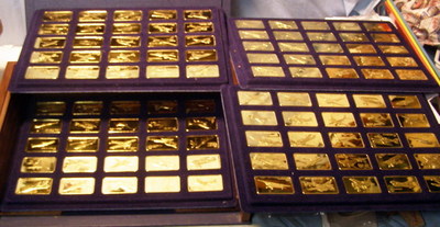 Gorgeous - FRANKLIN MINT - PROOF - 24 kt GOLD on BRONZE - JANE'S