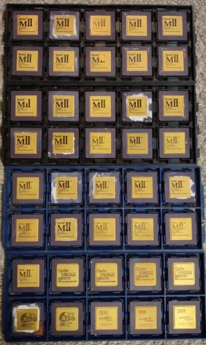 Vintage Rare Cyrix M II-200/233/300/333GP CPU Collection/Gold Recovery/US Seller