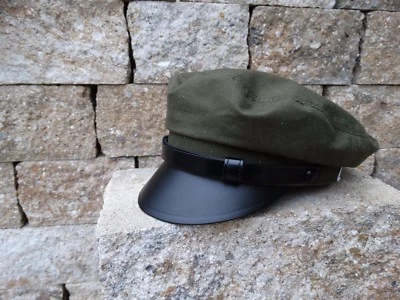 LUTECE Slugger Cap Crusher Cap Hot Rod Army Khaki Vintage Gasoline Rockabilly Nose Art