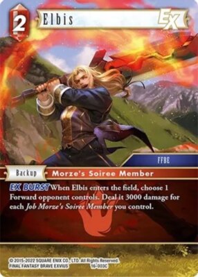 Near Mint FFTCG Elbis EX - 16-003C Emissaries of Light Final