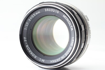 A21)ミノルタ SRT101 MC ROKKOR PF 55mm Near MINT] Minolta SRT 101 Film Camera MC rokkor PF 55mm F/1.7