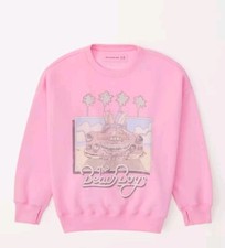 Abercrombie  Fitch Girls leggings Friendly Sweatshirt Beach Boys pink 15/16