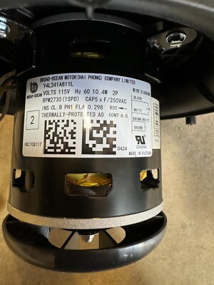 Broad Ocean Y4L241A811L Carrier Draft Inducer Blower Motor 115V
