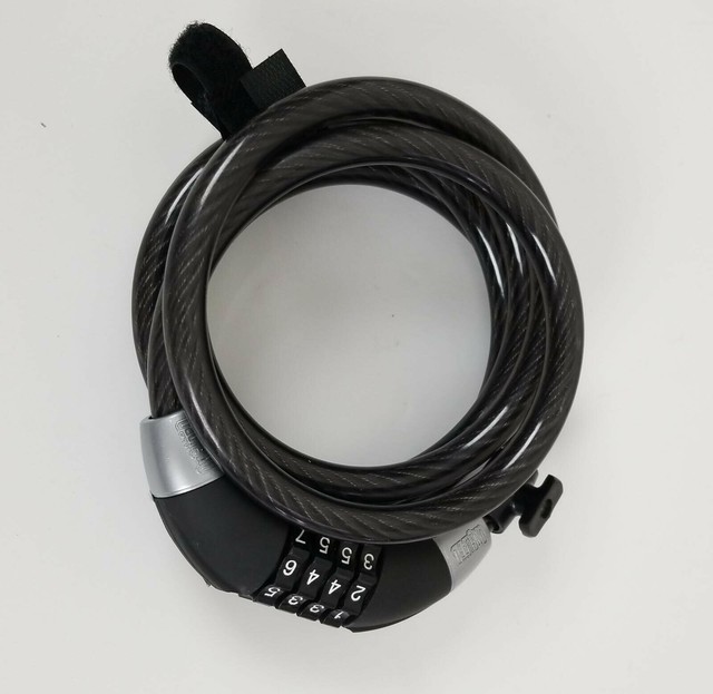 On Guard 6ft Resettable Bicycle Combination Lock Steel Cable Bike