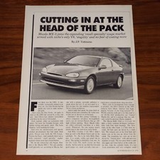 MAZDA MX-3 MAGAZINE ARTICLE AUTOWEEK V6 SPORT COUPE HEAD OF THE PACK