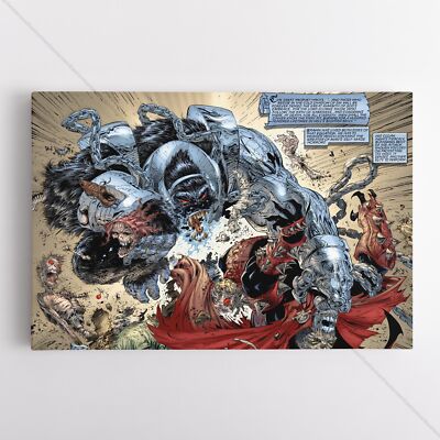 Playboy Poster Poster Canvas Spawn 97 Comic Book Cover Art Print - Neuf - Sans Cadre Thunderhawk Gunship