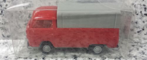 Voiture Bus VW T2 plateau rouge avion APS Collection 1:87 HO chemin de fer emballage d'origine #78 - Photo 1/1