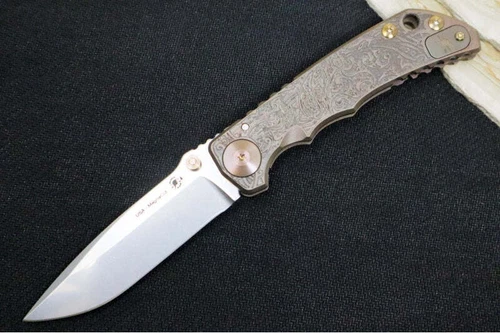 Spartan Blades HARSEY Titanium Folder 2023 Special Edition Relic - Drop Point Bl