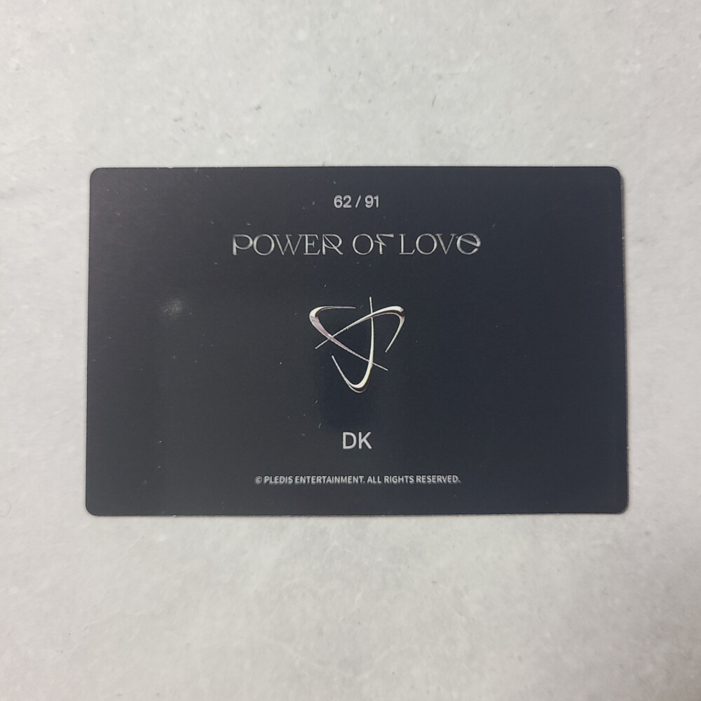 SEVENTEEN POWER OF LOVE BluRay トレカ DK SEVENTEEN DK Power of Love JAPAN Ainochikara photocard kpop