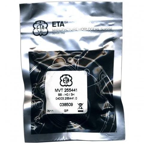 ETA 255.441 Movimiento Reloj de Cuarzo Pre-Sellado (NUEVO) H0/3H - MZETA255.441PS