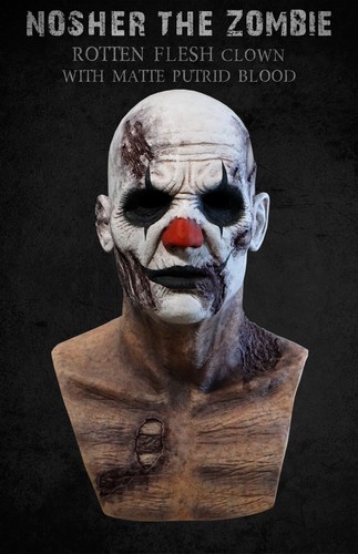 Nosher Zombie Silikon Maske - Halloween - Bild 8 von 12