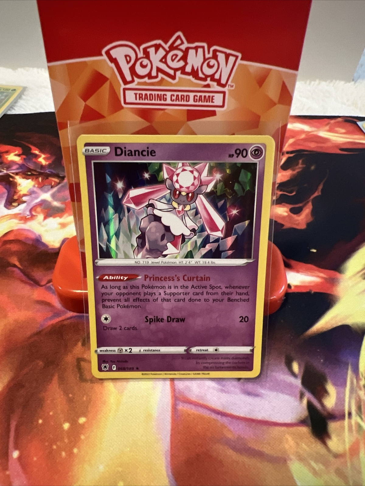 Pokémon TCG Diancie Astral Radiance 068/189 Reverse Holo Holo Holo Rare