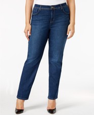 Womens 16w Casual Blue Jeans 