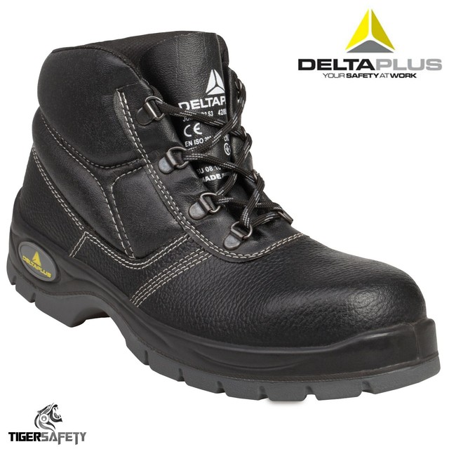 Delta Plus Jumper 2 S3 Black Leather Ladies Water Resistant Work Safety