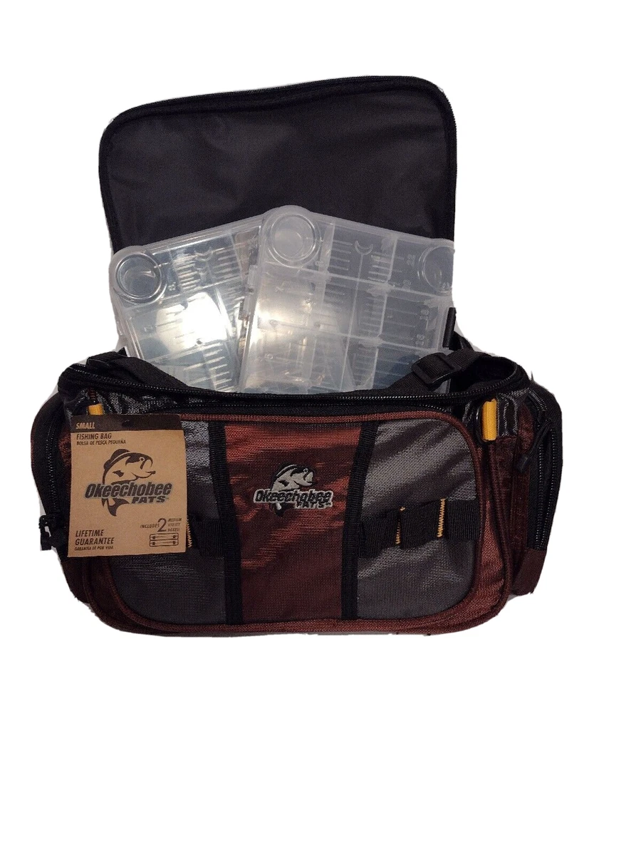 Okeechobee Fats Small Soft-Sided Fishing Tackle Bag with Two Med