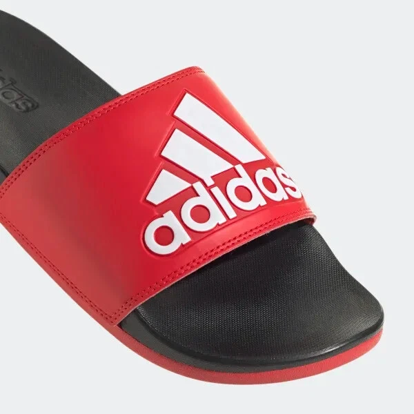 Adidas adilette hotsell comfort slides red