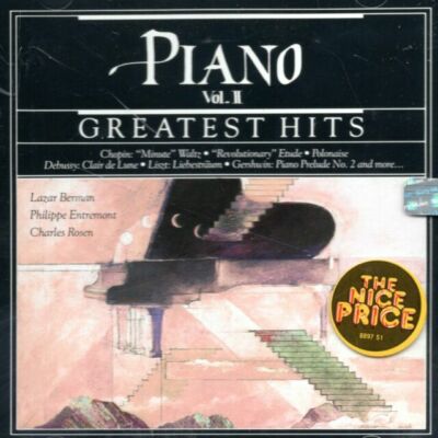 Piano Greatest Hits Vol 2 CD -Chopin Debussy-Gershwin-Dvorak Handel Liszt Falla
