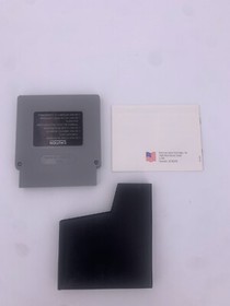 Shockwave (Nintendo Entertainment System, NES, 1990) With Manual