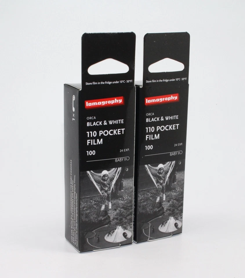 Two Lomography Orca Black & White ISO 100 110 Films: New boxed latest film stock - Image 3 of 4