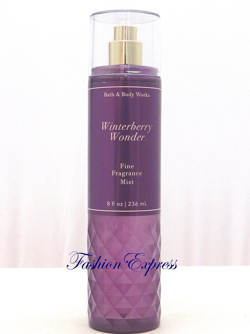 BATH & BODY WORKS WINTERBERRY WONDER FRAGRANCE BODY MIST SPRAY 8