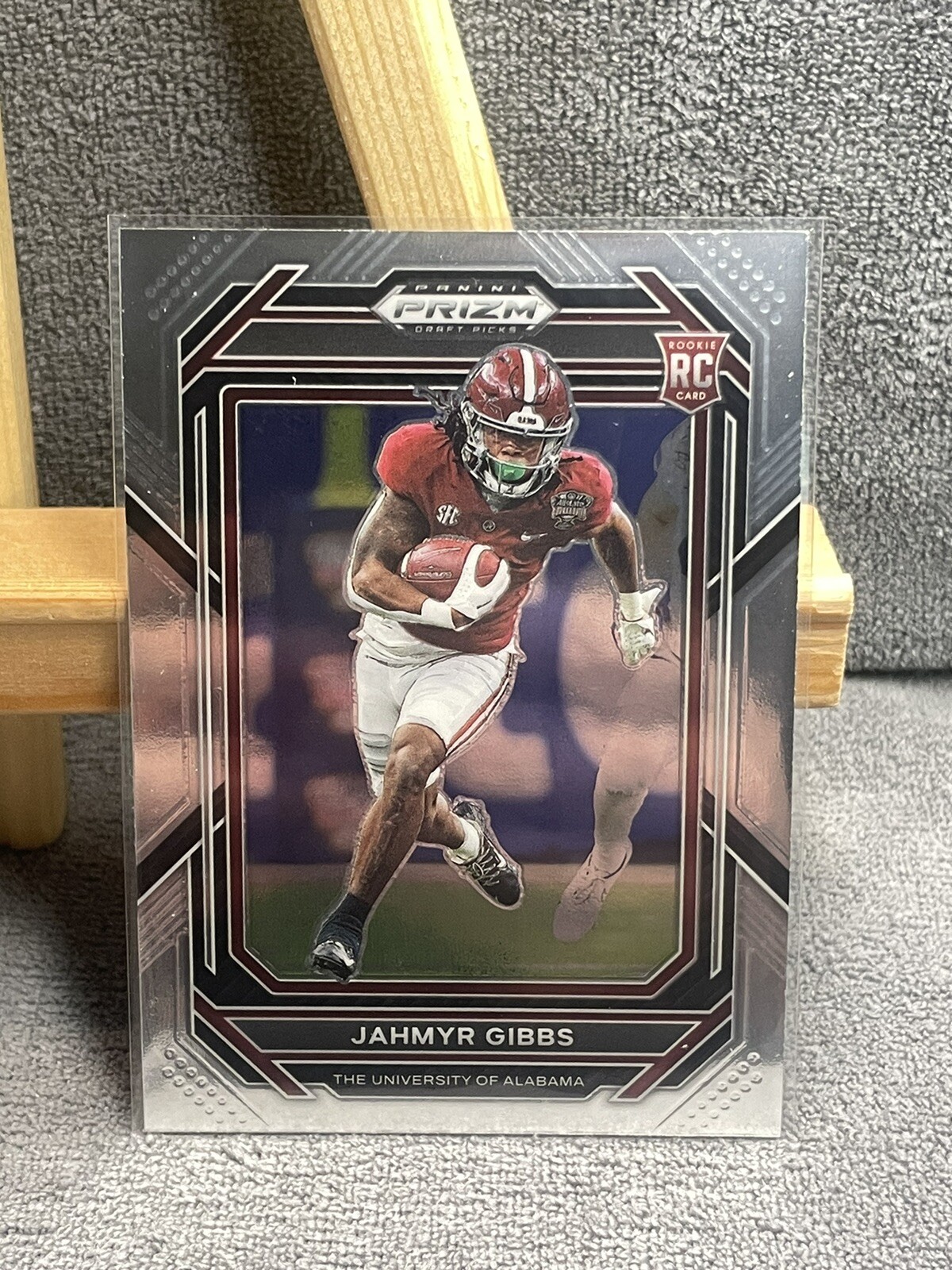 Jahmyr Gibbs (RC) 2023 Panini Prizm Draft Picks - Silver Prizm #116