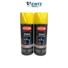 Krylon 1813 2 PACK Osha Safety Colors - Safety Yellow - 12 oz