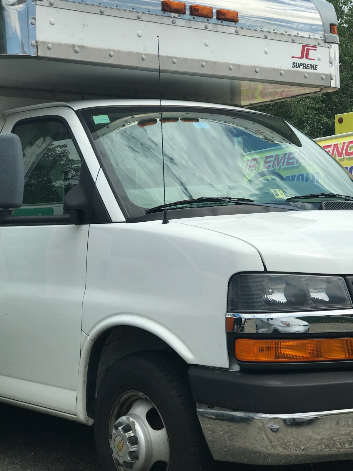 16" Black Power Antenna Mast For 1996-2025 Chevy Express - AM/FM Radio, Easy 1-Min Install (Base Not Included) 10 thumbnail image