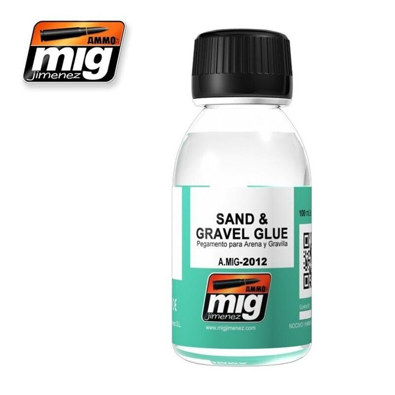 AMMO OF MIG SAND & GRAVEL GLUE 100 ML.COD.AMIG2012