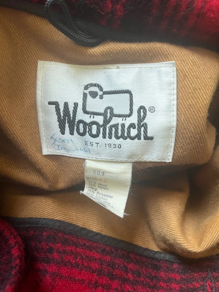 Vintage 1960s WOOLRICH HUNTING OUTFIT Size 42 (mens Large) Pants Are A 40 - Image 4 of 4