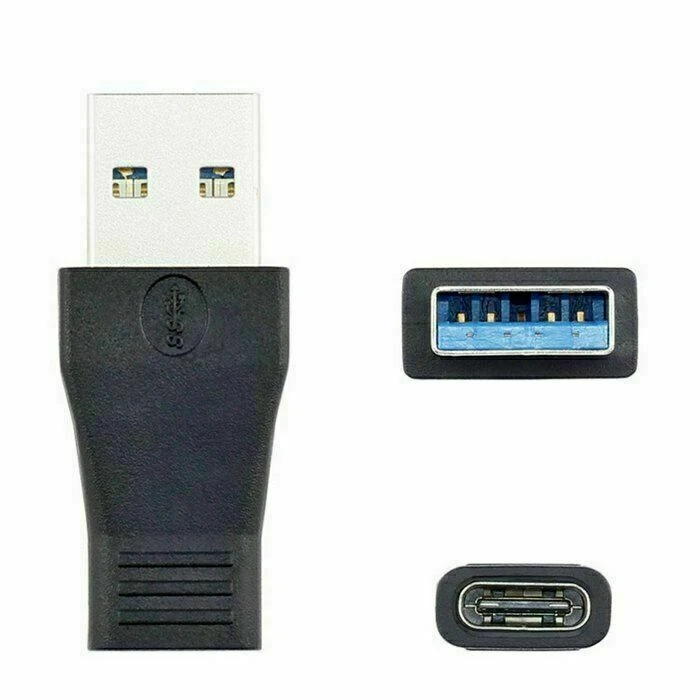 USB 3.0 A Male to USB 3.1 Type C Female Data Adapter for Macbook Tablet Phone - Image 2 of 4