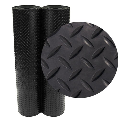 HEAVY DUTY RUBBER GARAGE FLOORING MATTING UNDERLAY 1.5M WIDE X 3MM THICK eBay