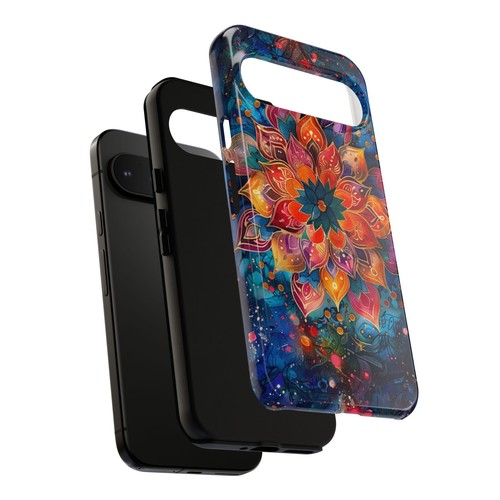 Mandala Flower Watercolor Phone Case for iPhone, Samsung Galaxy, Pixel - 第 228/256 張圖片