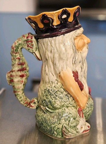 Vintage 26CM Shorter & Sons Staffordshire Father Neptune Character Toby Jug -WB4 - Picture 2 of 7