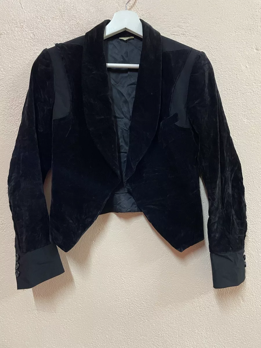 Comme Des Garçons Pre-Owned typographic blazer - Blue