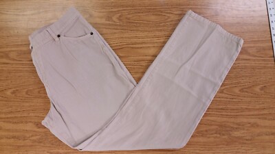 Lacoste Womens / Ladies Light Tan Colored 100% Cotton Jeans FR 42 US 10