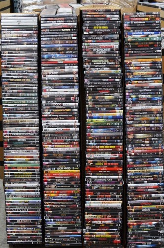 Wholesale Lot of 30 Used Assorted DVD Random Grab Bag DVDs Horror Sci Fi Genre