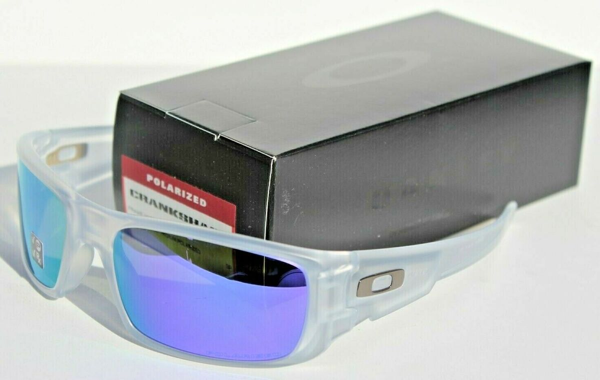 OAKLEY Crankshaft POLARIZED Sunglasses Matte Clear/Violet OAKLEY Crankshaft POLARIZED Sunglasses Matte Clear/Violet