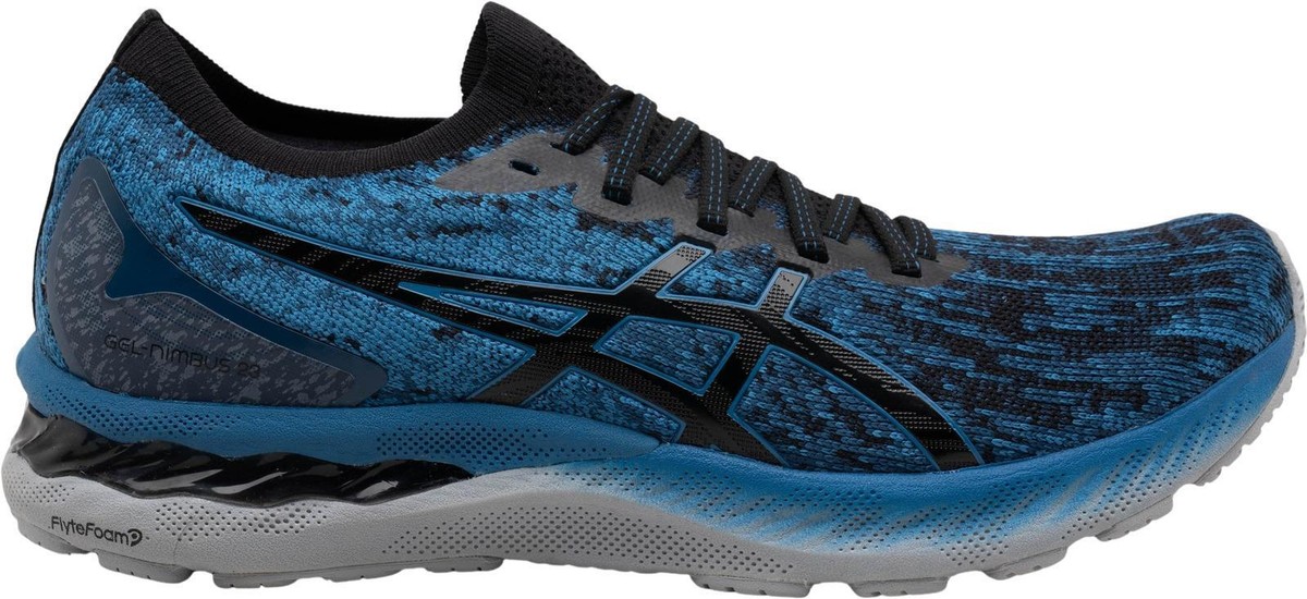 新品アシックスニンバス23 23.5センチ ASICS Gel Nimbus 23 Thunder Blue Glow Yellow for Sale