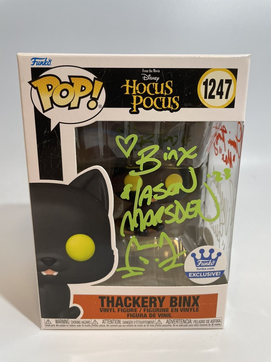 HOCUS POCUS CAST SIGNED x3 THACKERY BINX FUNKO POP Vinyl