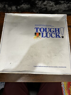 Tough Luck 1987 Complete Family Classic Vintage Rare Ball-o-matic Unique Design