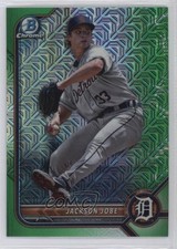 2022 Bowman Chrome Mega Box Green Mojo Refractor 53/99 Jackson Jobe 19fe