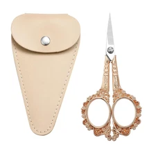 Sewing Scissors Embroidery Scissors, 4.5in Rose Gold Crochet Scissor NEW