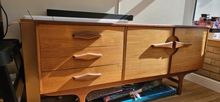 Vintage Teak Sideboard (Marks On Top) Retro Mid Century