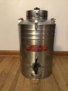 Cecilware Insulated Stainless 5 Gallon Steel Hot Coffee Carrier Beverage Urn