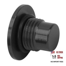 Motorcycle Engine Oil Filler Cap&mdash;Aluminum Alloy&mdash;Screw&mdash;Black