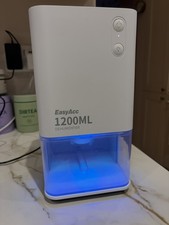 EasyAcc 1200Ml Electric Dehumidifier Ultra Quiet & Auto Shut off 7 Colorful LED