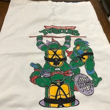 1989 Teenage Mutant Ninja Turtle laundry bag 19 x 27 inches