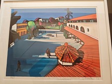 Lithographie Georges BRIATA - "Souvenir de Lacordaire" (1997) - Signée & Numérot