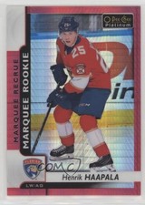 2017 O-Pee-Chee Platinum Marquee Rookies Red Prism /199 Henrik Haapala #174 1aj