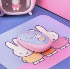Miffy Mouse Pad Set Wireless Multi Pairing Bluetooth Receiver DPI 1600 Genuine